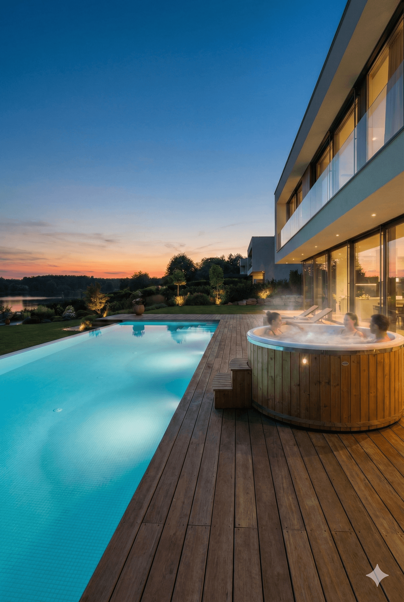 Luksusowa balia ogrodowa premium z kompleksową dostawą i montażem