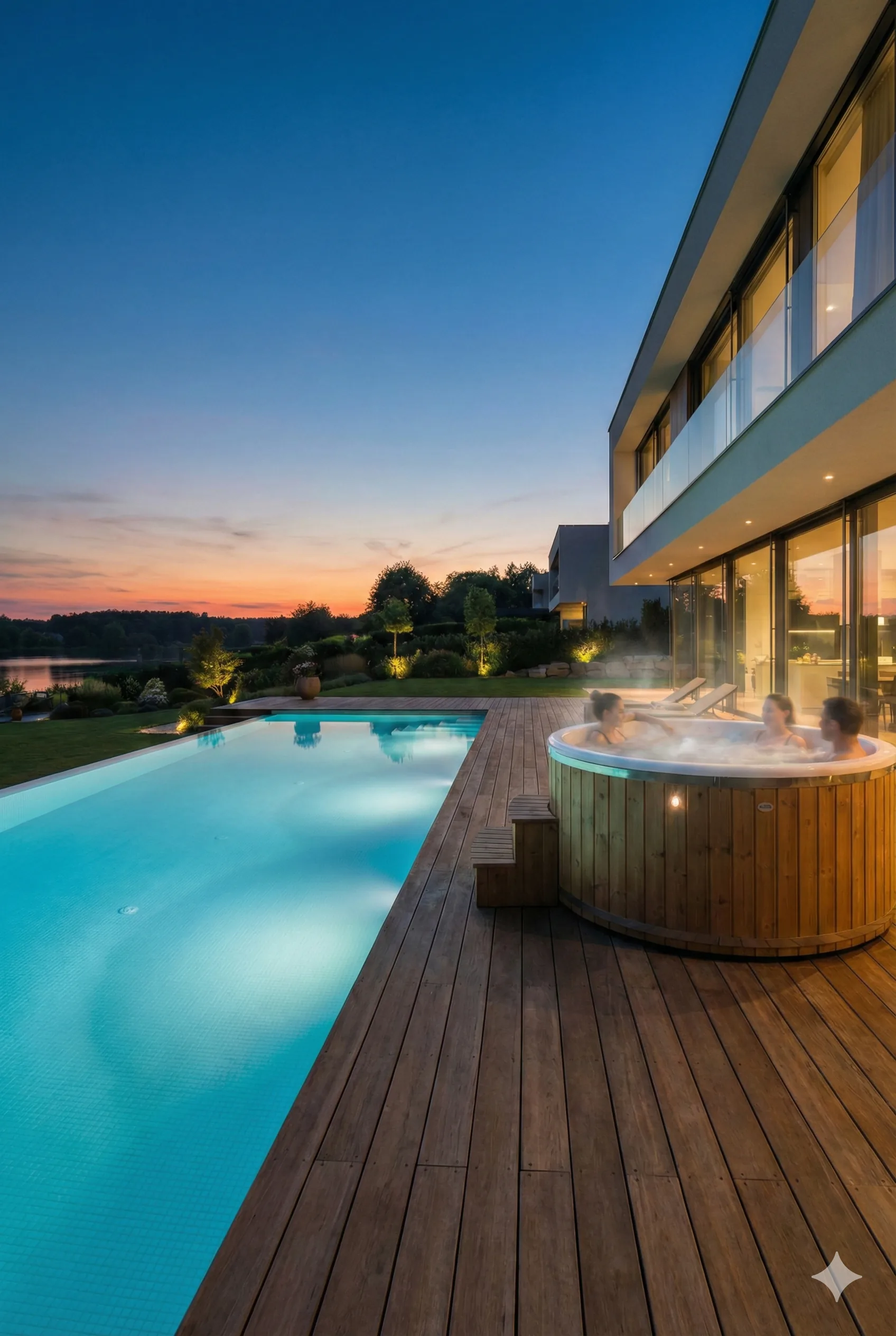 Luxury premium garden bath with comprehensive delivery and installation